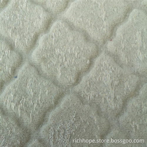 Luxury Short Plush Velvet Embossed PV Fabric